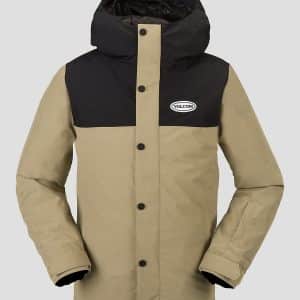 Volcom Stone.91 Ins Kids Jacke dark khaki