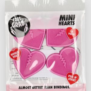 Crab Grab Mini Hearts Stomp Pad hot pink