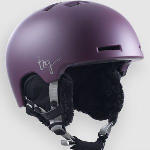 TSG Lotus Solid Color Helm satin eggplant