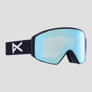 Anon M4s Cylindrical Black +Bonus Lens Goggle perceive variable blue