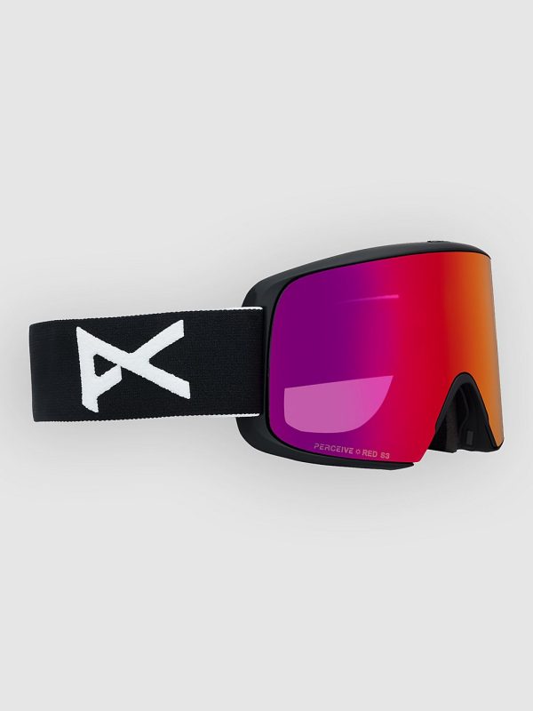 Anon M6S Black Goggle prcv sun red