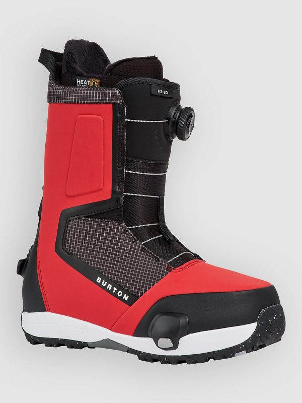 Burton Highshot So 2027 Step On Boots geranium red grid / black