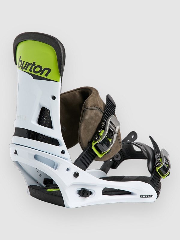 Burton Malavita 2026 Snowboard-Bindung green / white / black