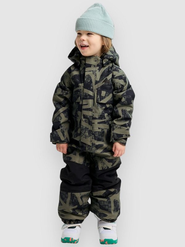 Burton One Piece Kids Overall forest city streets