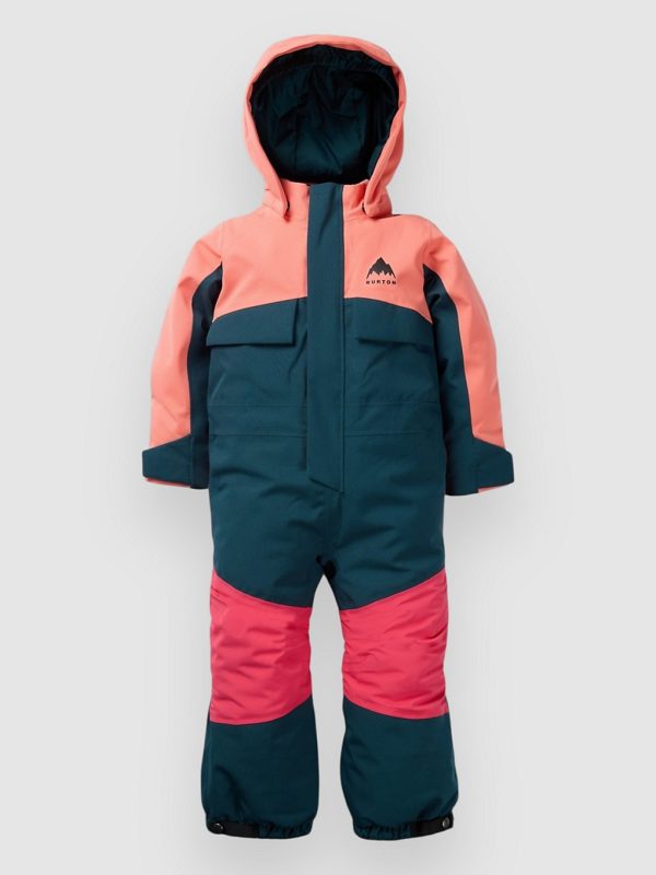 Burton One Piece Kids Overall peach echo / depemd
