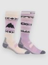 Burton Performance Lwt 2Pk Funktionssocken washed lavender