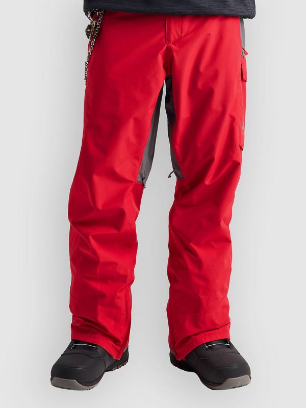 Burton Reserve 2L Hose geranium red / gotham gray