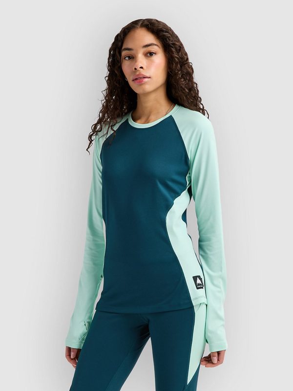 Burton Syn Mwt Bl Crew Funktionsshirt atteal / sprfrt