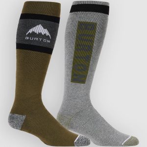 Burton Weekend Midweight 2Pk Funktionssocken dried moss