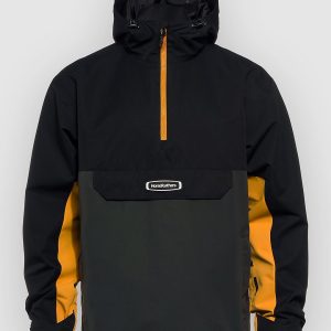 Horsefeathers Heston Jacke black / yellow blaze