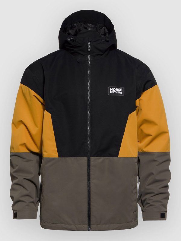 Horsefeathers Trent Jacke black / yellow blaze