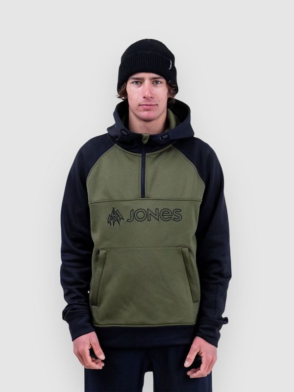 Jones Snowboards Rec Riding Fleecejacke moss green