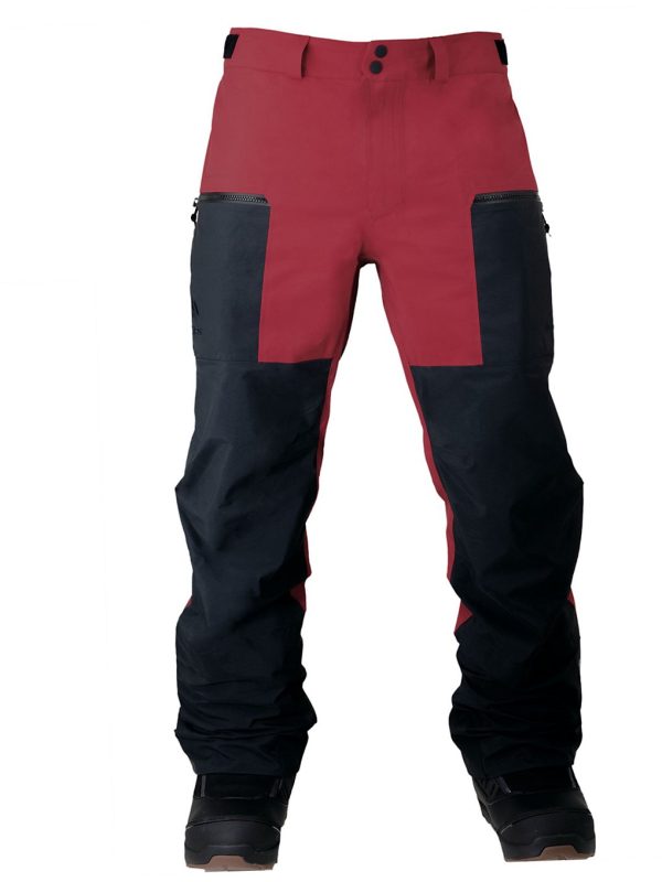 Jones Snowboards Shralpinist Hose safety red