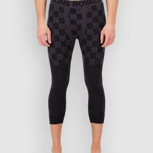 Mons Royale Ascender Merino 3/4 Legging Funktionshose forged iron / black