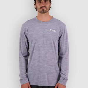 Mons Royale Icon Merino Funktionsshirt grey heather