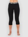 Mons Royale Merino Cascade Flex 3/4 Legging Funktionshose black