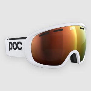 POC Fovea Blixten White Goggle partly sunny orange