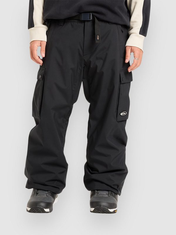 Quiksilver Snow Down Cargo Hose true black