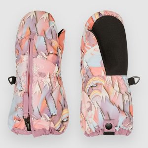 Roxy Snows Up Kids Fäustlinge coral chic papercut