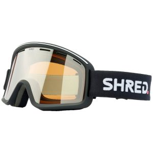 Shred Monocle Black Goggle silver mirror