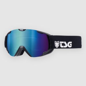 TSG Expect Mini 2.0 Solid Black-Blue Goggle solid black / blue