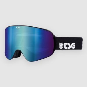 TSG Four S Solid Black-Blue Goggle solid black / blue