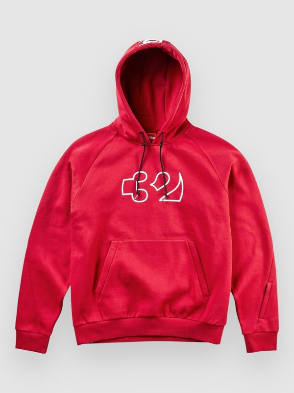 ThirtyTwo Team Tech Fleecejacke brick