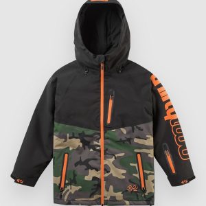 ThirtyTwo Youth Grasser Kids Isolationsjacke black / orange