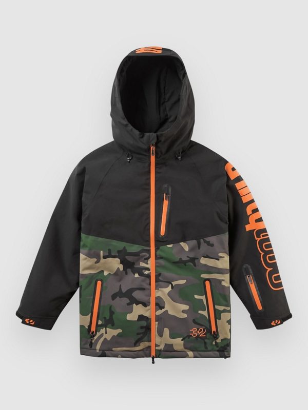 ThirtyTwo Youth Grasser Kids Isolationsjacke black / orange