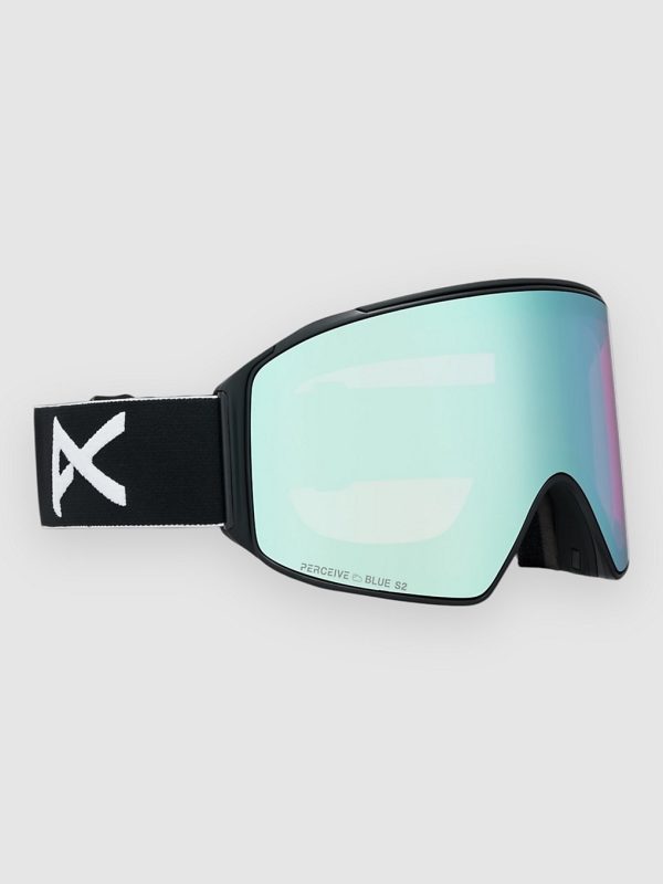 Anon M4 Cylindrical Black +Bonus Lens +Mfi Goggle prcv vrbl blue