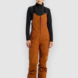 Burton AK Gore-Tex Kimmy Bib Pants chestnut brown