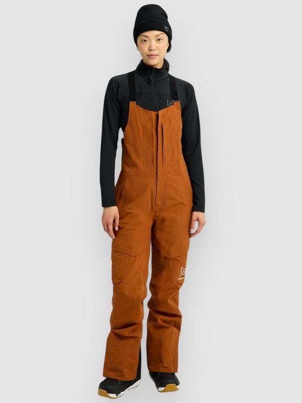 Burton AK Gore-Tex Kimmy Bib Pants chestnut brown
