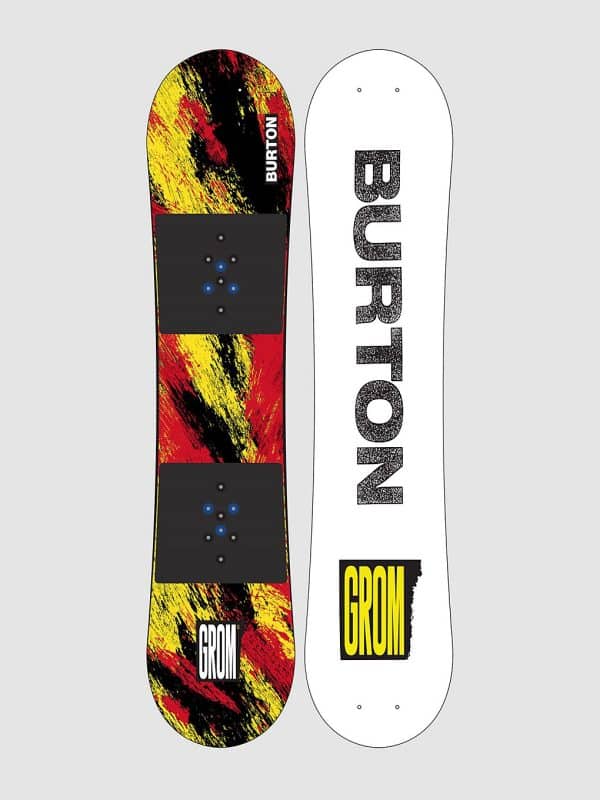Burton Grom 2027 Kids Snowboard ketchup / mustard