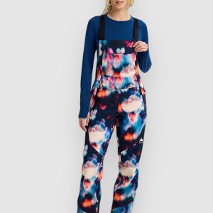 Burton Reserve 2L Slim Bib Pants floral blur