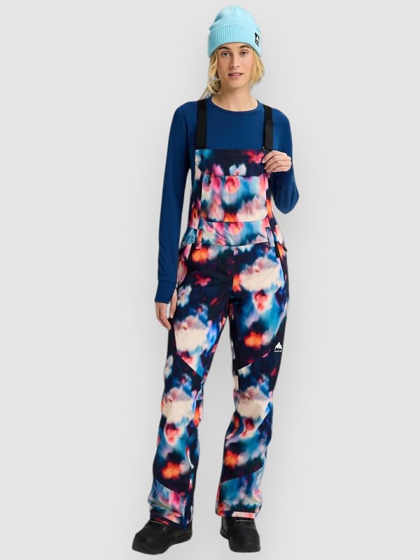 Burton Reserve 2L Slim Bib Pants floral blur
