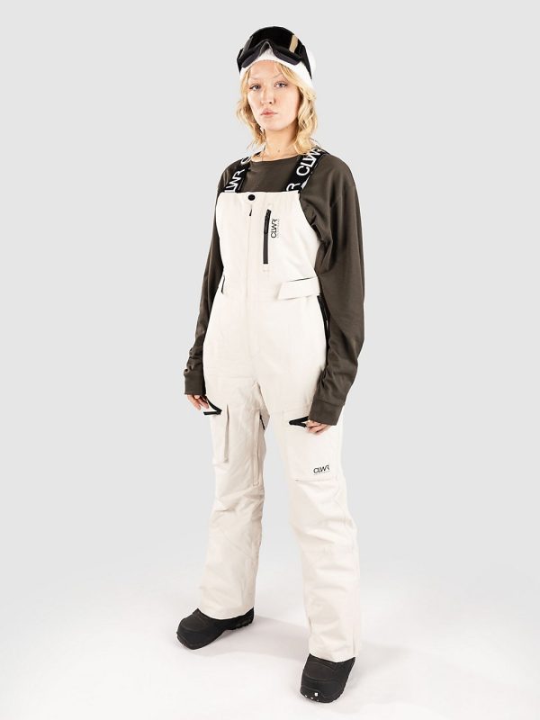 CLWR Slash Bib Bib Pants off / white