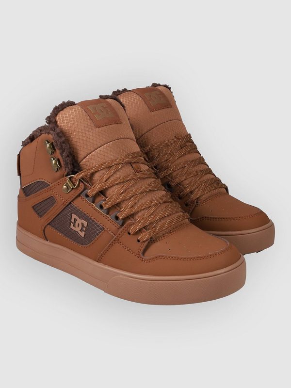 DC Pure High-Top WC Wnt Winter Schuhe brown / brown / tan