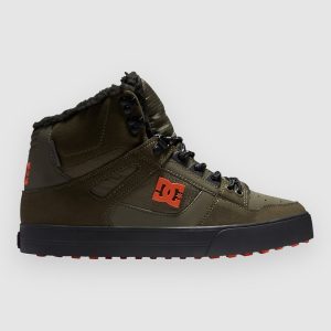 DC Pure High-Top WC Wnt Winter Schuhe dusty olive / orange