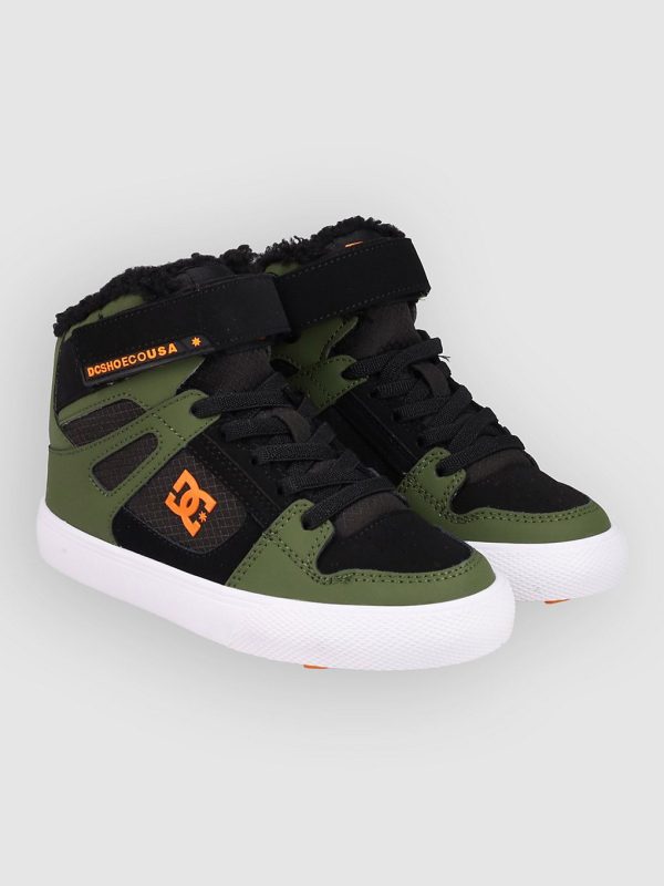 DC Pure High-Top WNT EV Sneakers olive / black
