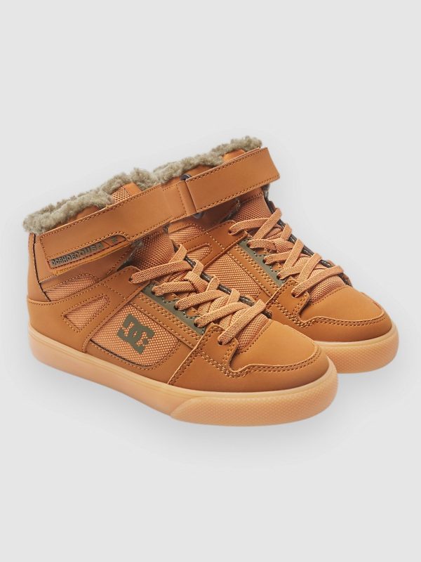 DC Pure High-Top WNT EV Sneakers wheat