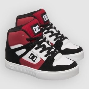 DC Rebound Hi Ev Kids Winter Shoes black / white / red