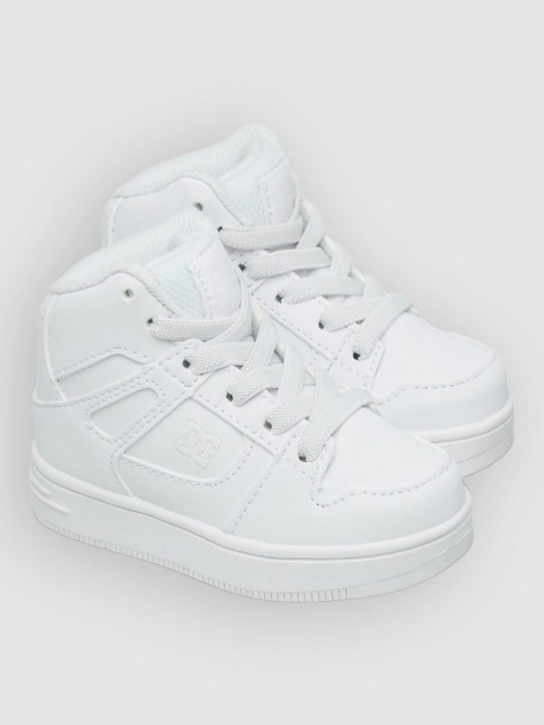 DC Rebound Toddler Kids Winter Shoes white / white