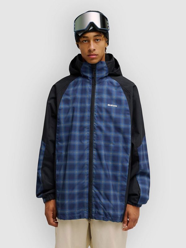 DC Trackstar 10K Jacke bluebird plaid