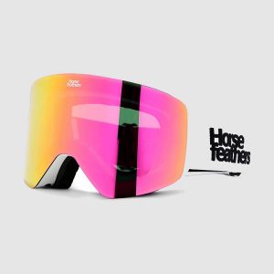 Horsefeathers Colt White Goggle mirror pink
