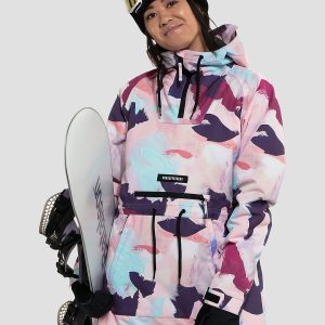 Horsefeathers Derin II Anorak abstract paint