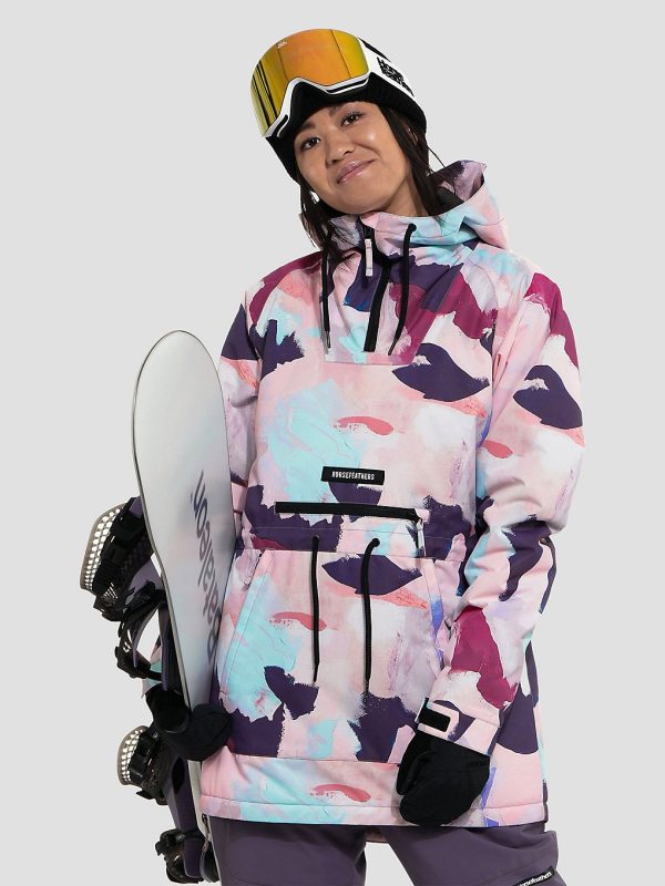 Horsefeathers Derin II Anorak abstract paint