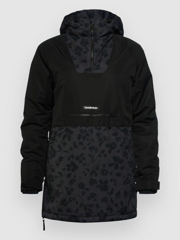 Horsefeathers Fiora Anorak floral cheetah