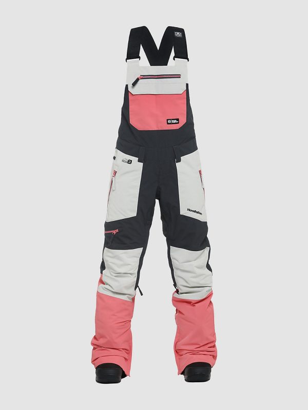 Horsefeathers Stella Bib Pants phantom / tea rose