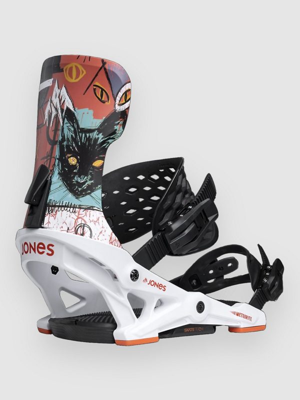 Jones Snowboards Meteorite 2026 Snowboard-Bindung rallycat white
