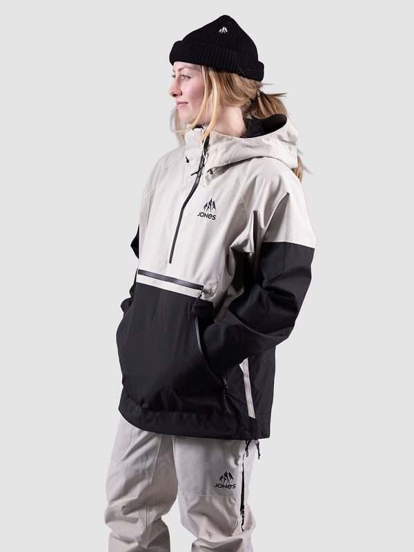 Jones Snowboards Mtn Surf Rec Anorak smoke gray